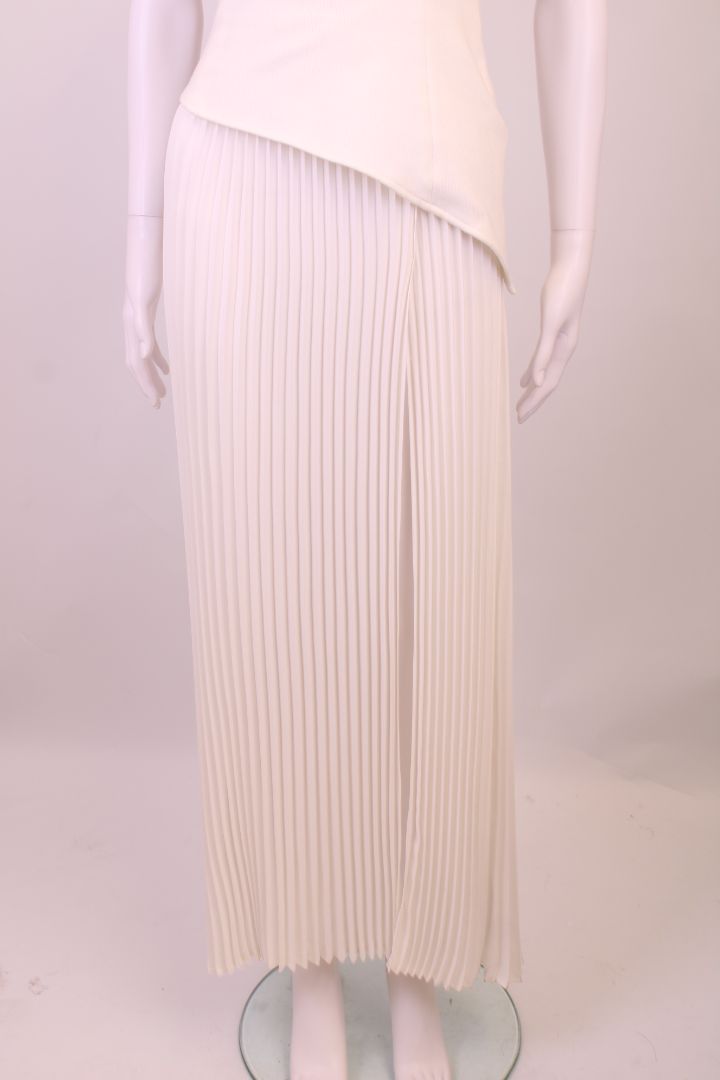 Arakii Strapless Pleated Dress White S