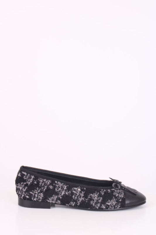 Chanel Ballet Flats Black 4.5