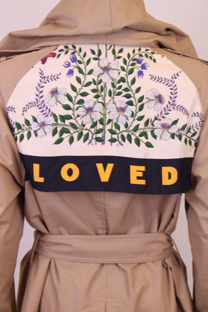 Gucci 'Loved' Trench Beige L