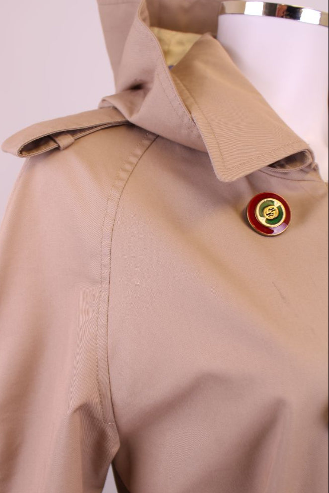 Gucci 'Loved' Trench Beige L