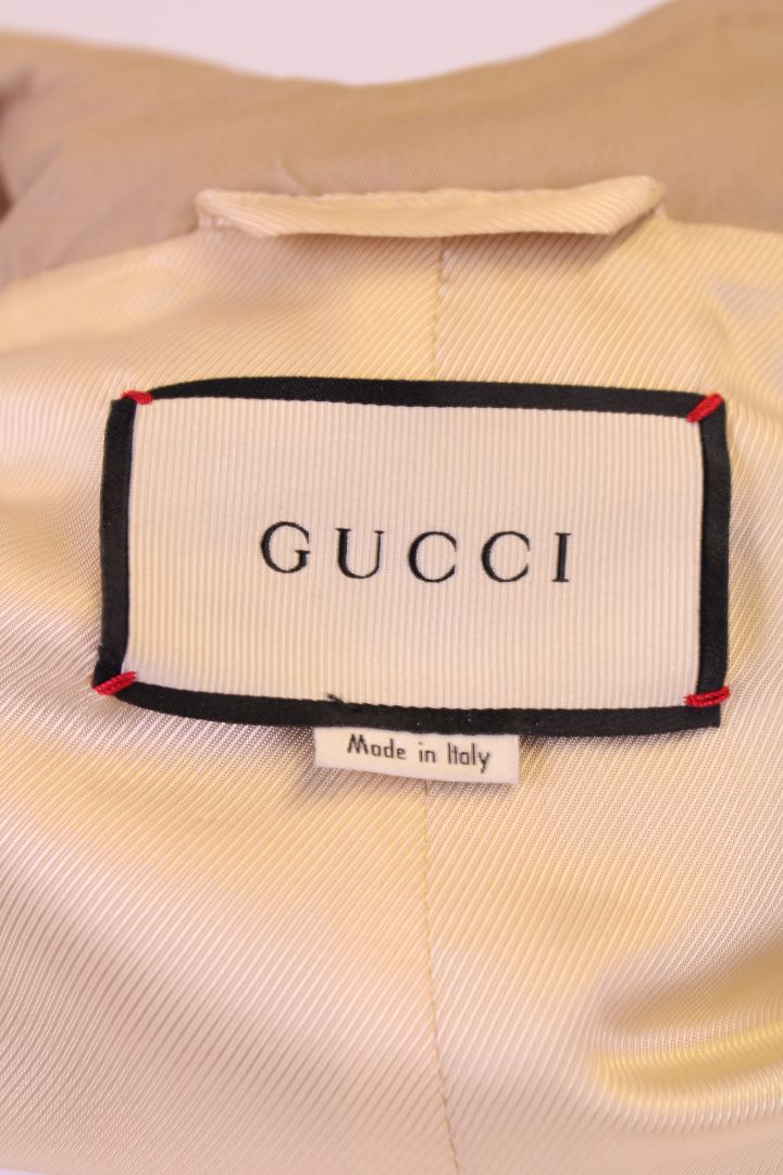 Gucci 'Loved' Trench Beige L