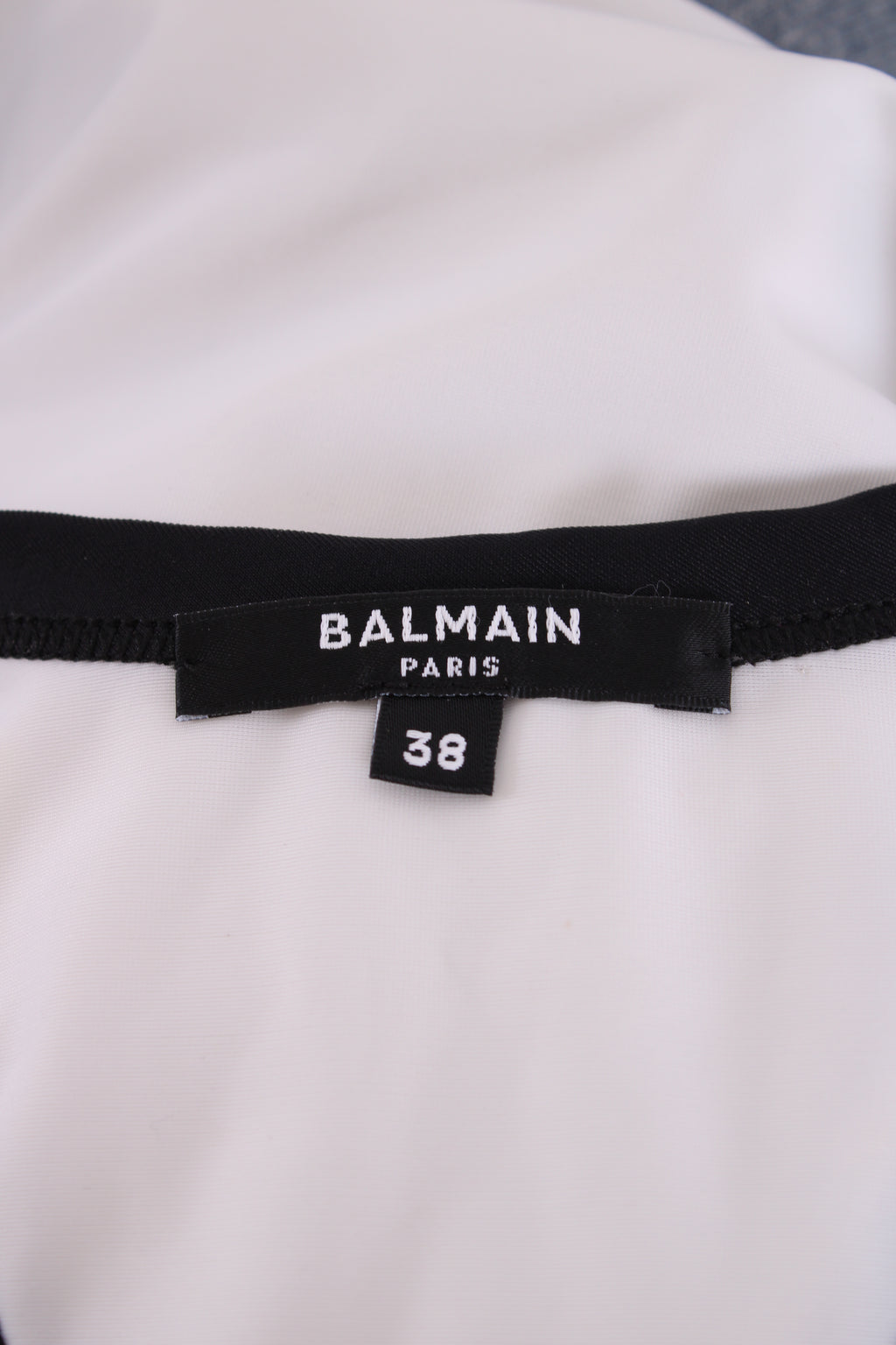 Balmain Racer Back Vest White 38