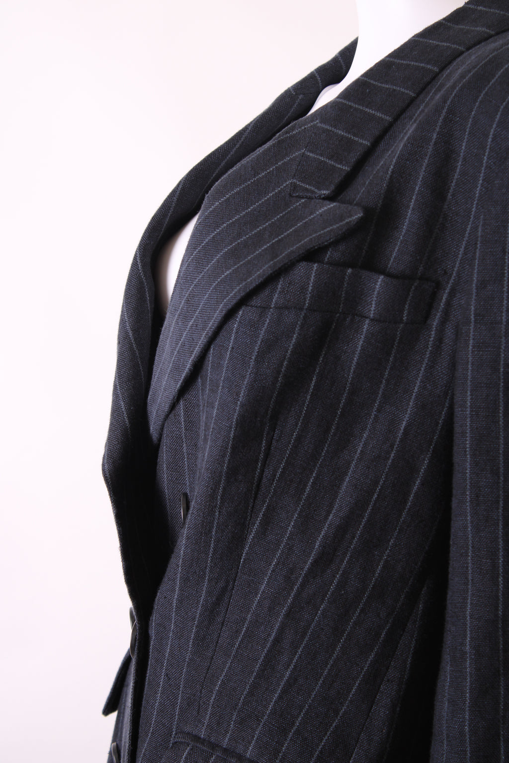 Isabel Marant Etoile Linen Black Pinstripe 10