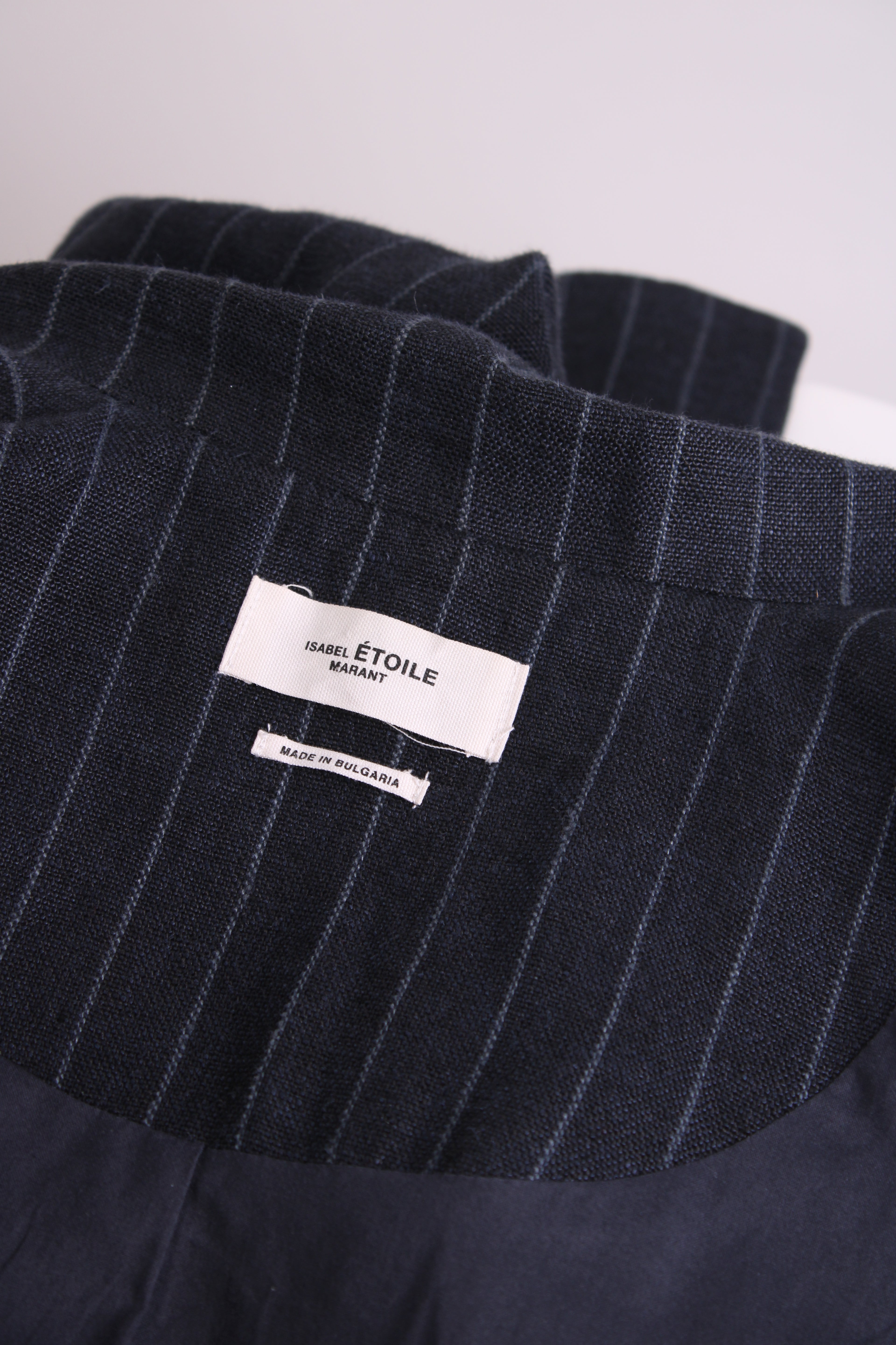 Isabel Marant Etoile Linen Black Pinstripe 10