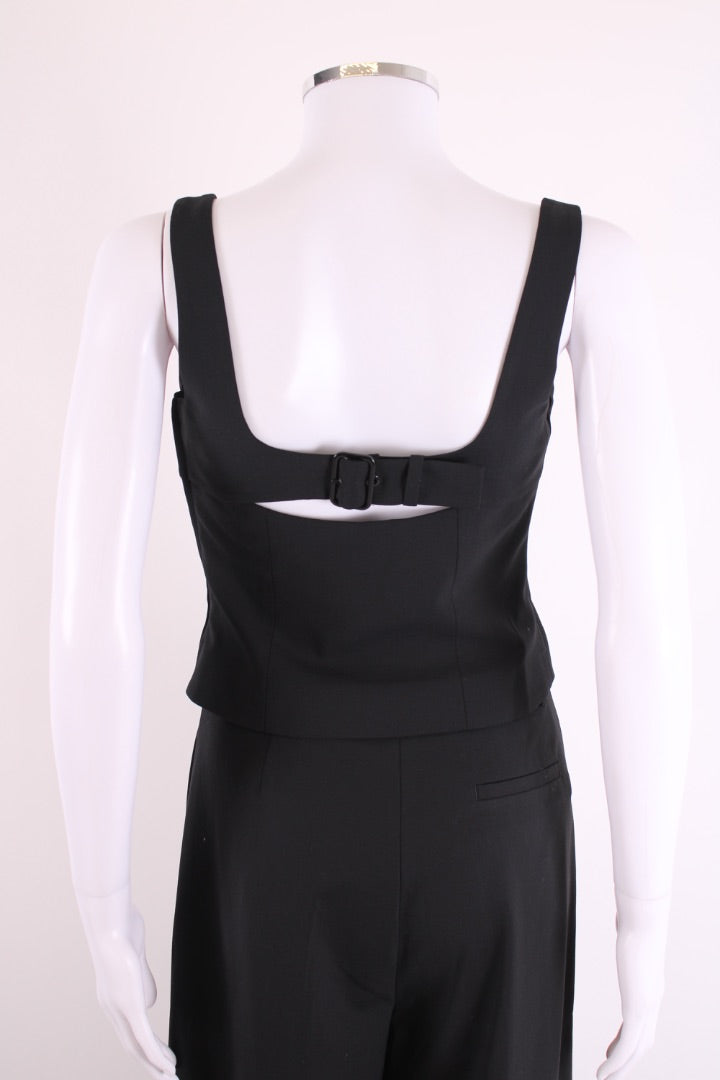 Sir. Halter Neck Top & Trousers Black S