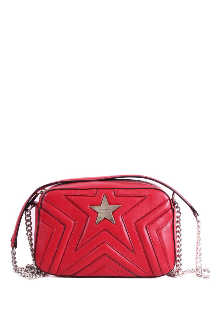 Stella McCartney Stella Star Crossbody Red