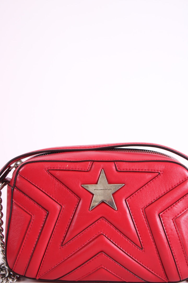 Stella McCartney Stella Star Crossbody Red