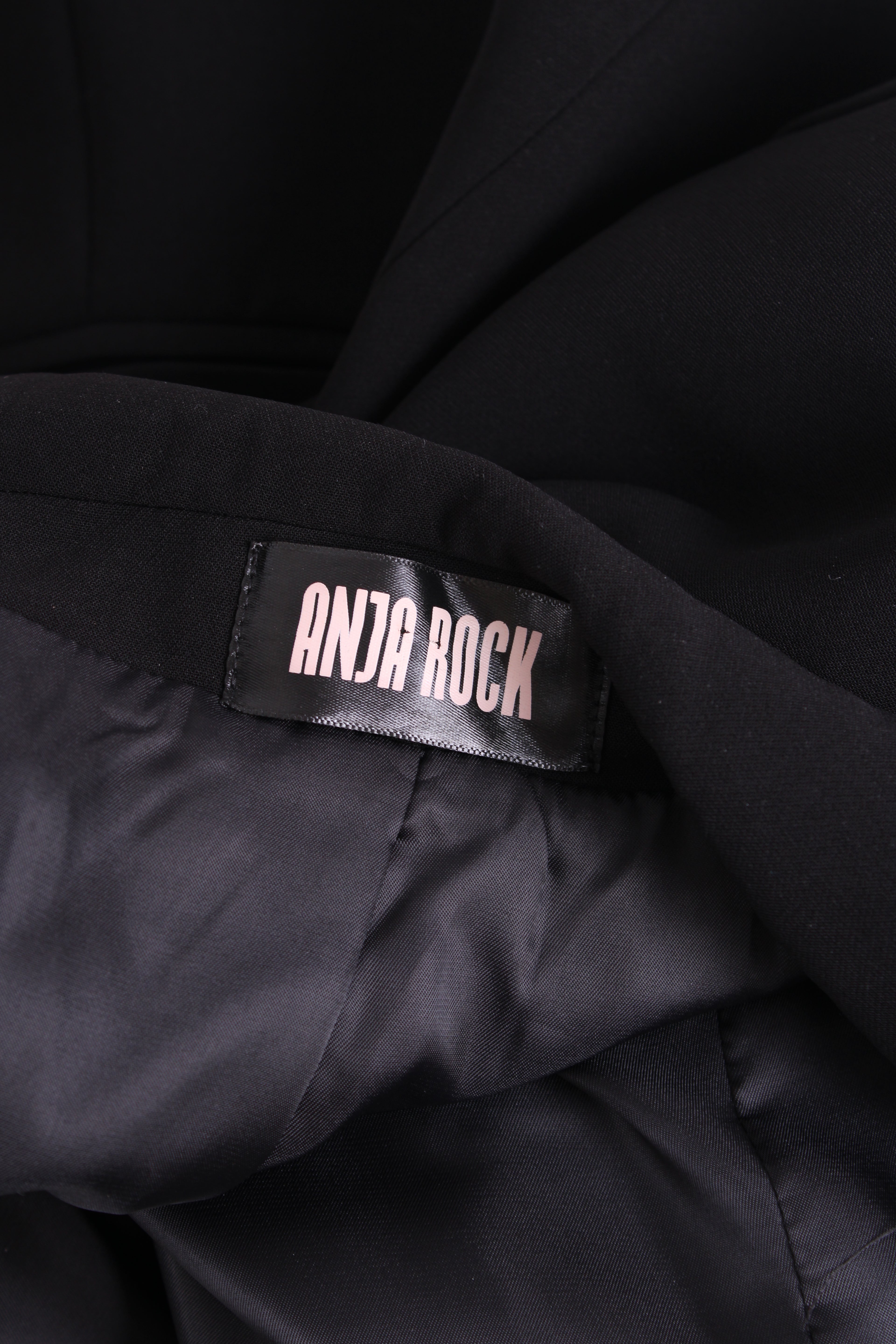 Anja Rock Embellished Sleeve Blazer Black S