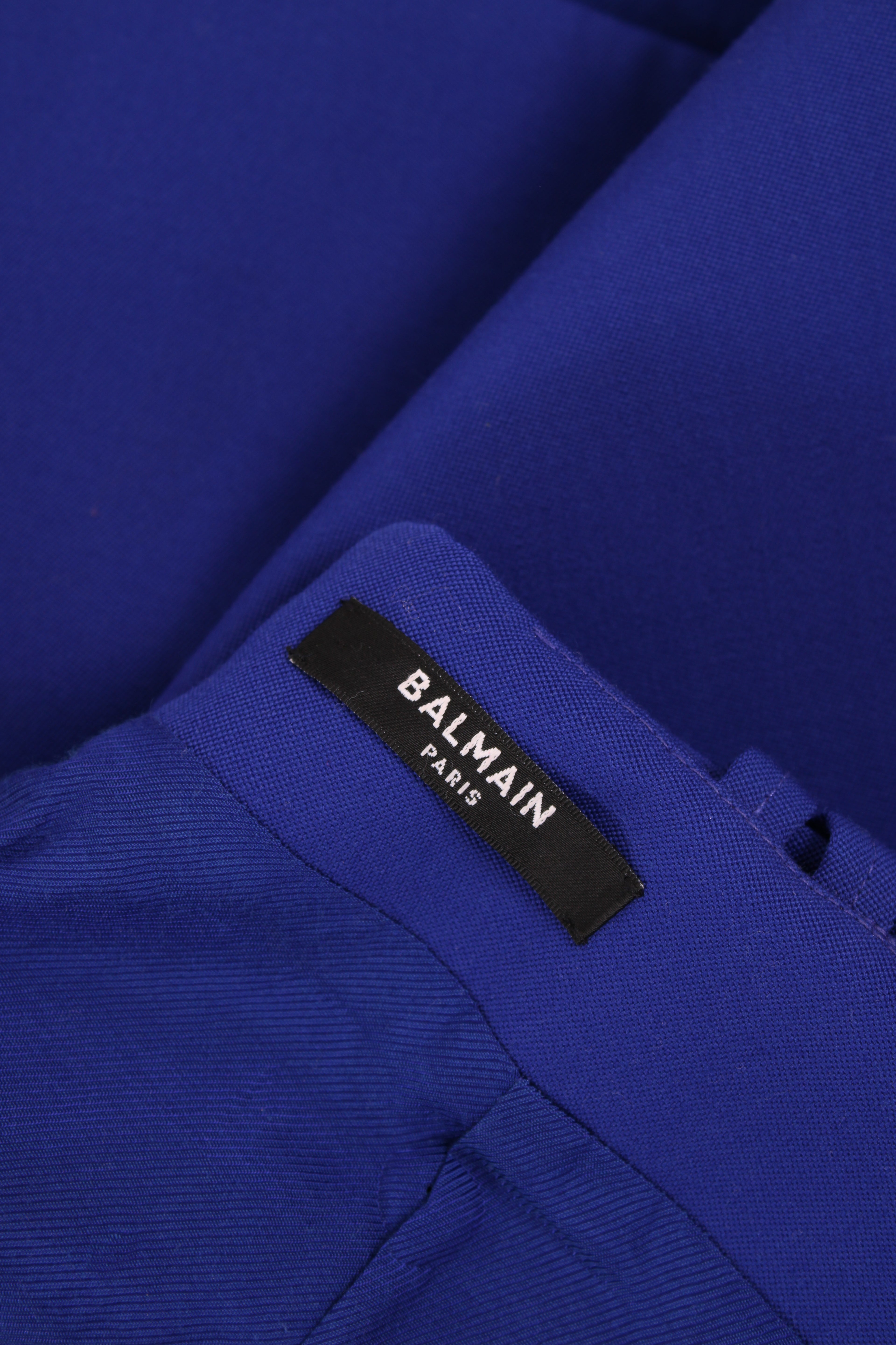 Balmain Mini Skirt Purple S