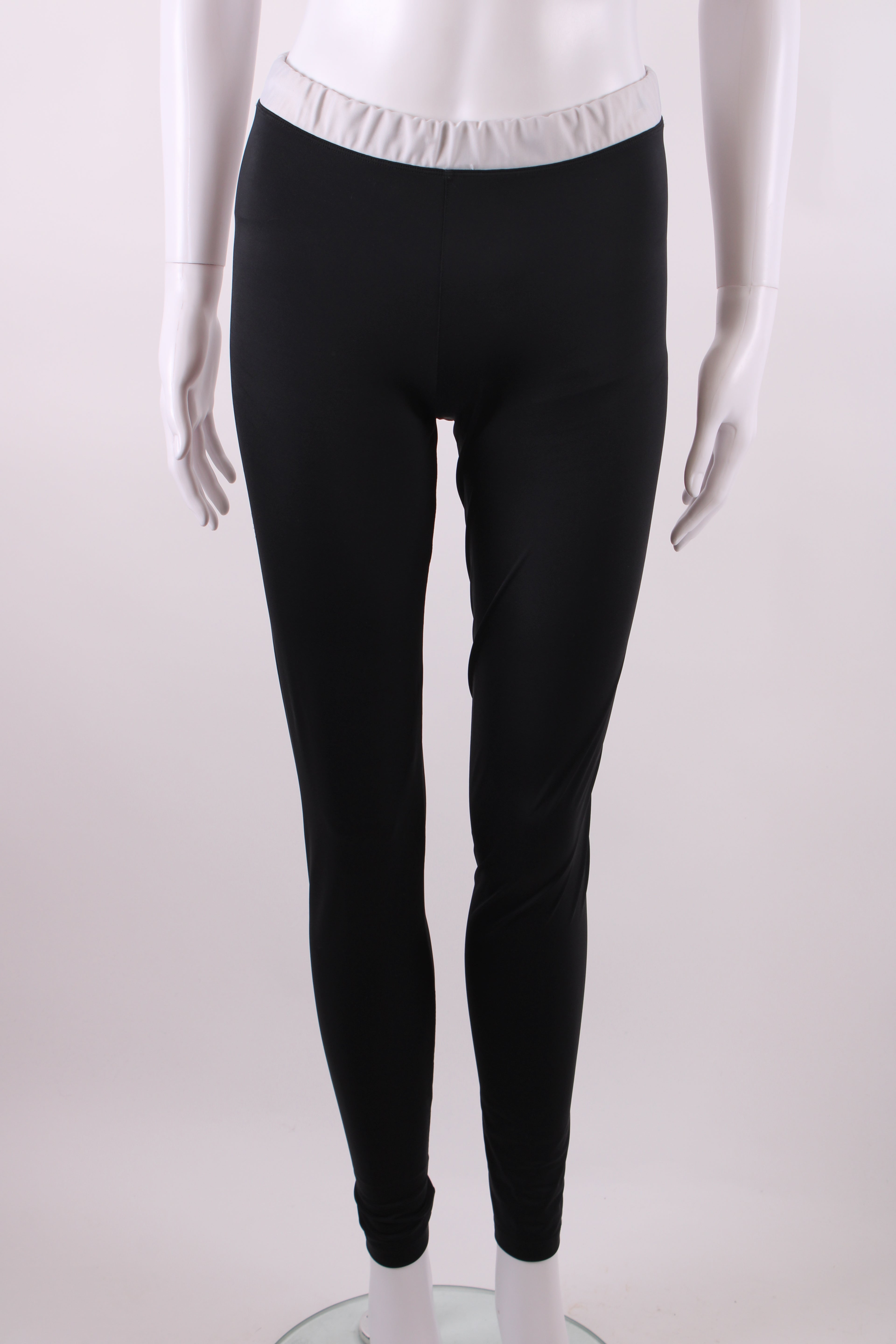 Balmain Crop Top & Leggings Co-ord Black/White 38