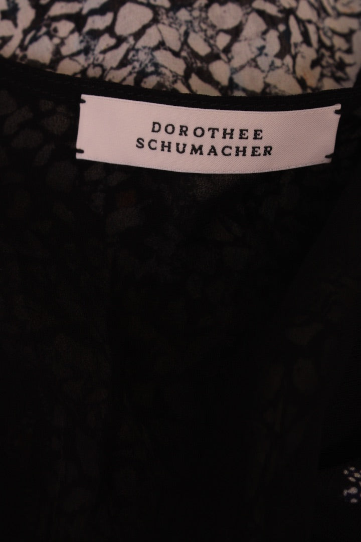 Dorothee Schumacher Dress Black Floral M
