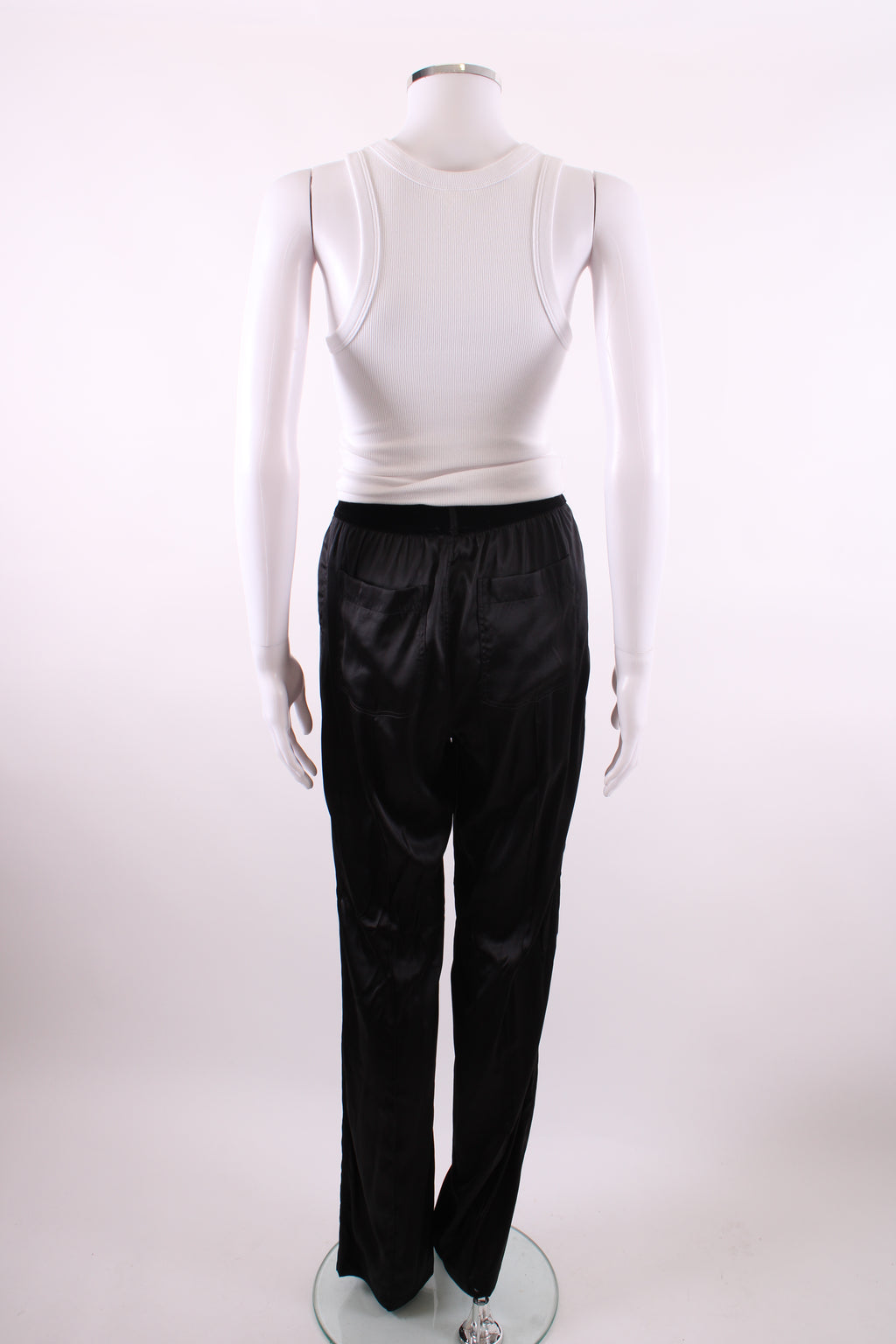 Tom Ford Logo Satin Trousers Black XS