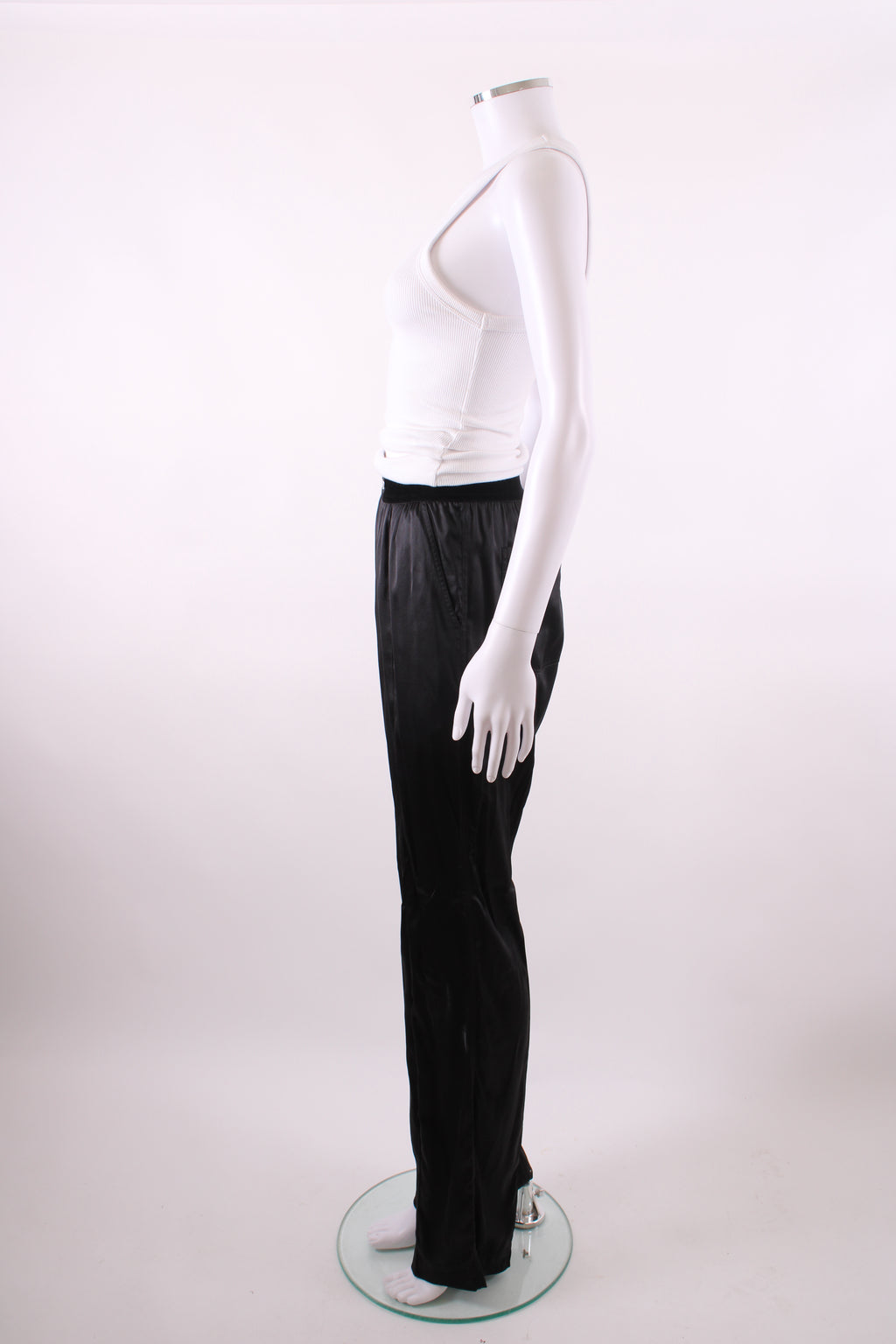 Tom Ford Logo Satin Trousers Black XS