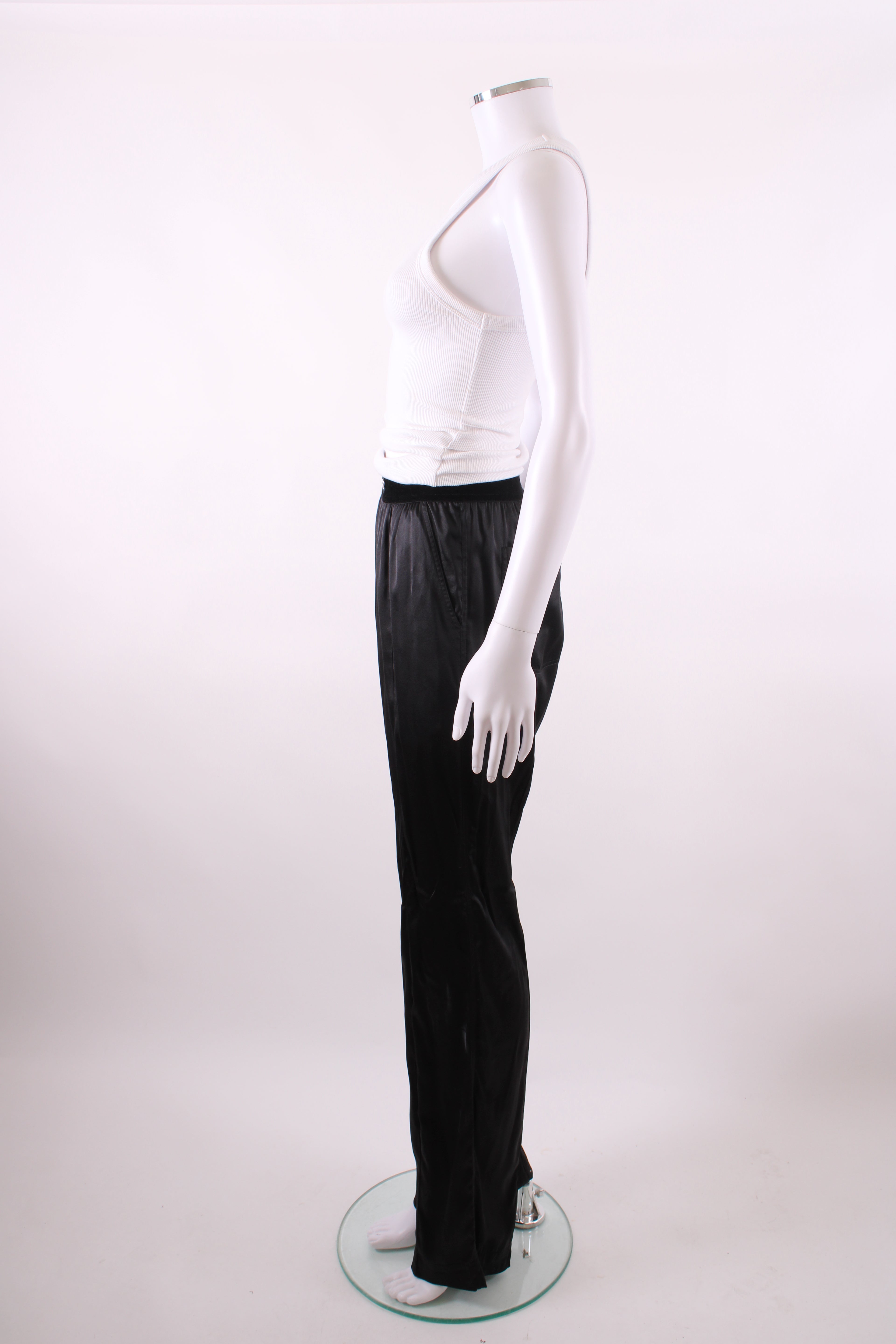 Tom Ford Logo Satin Trousers Black XS