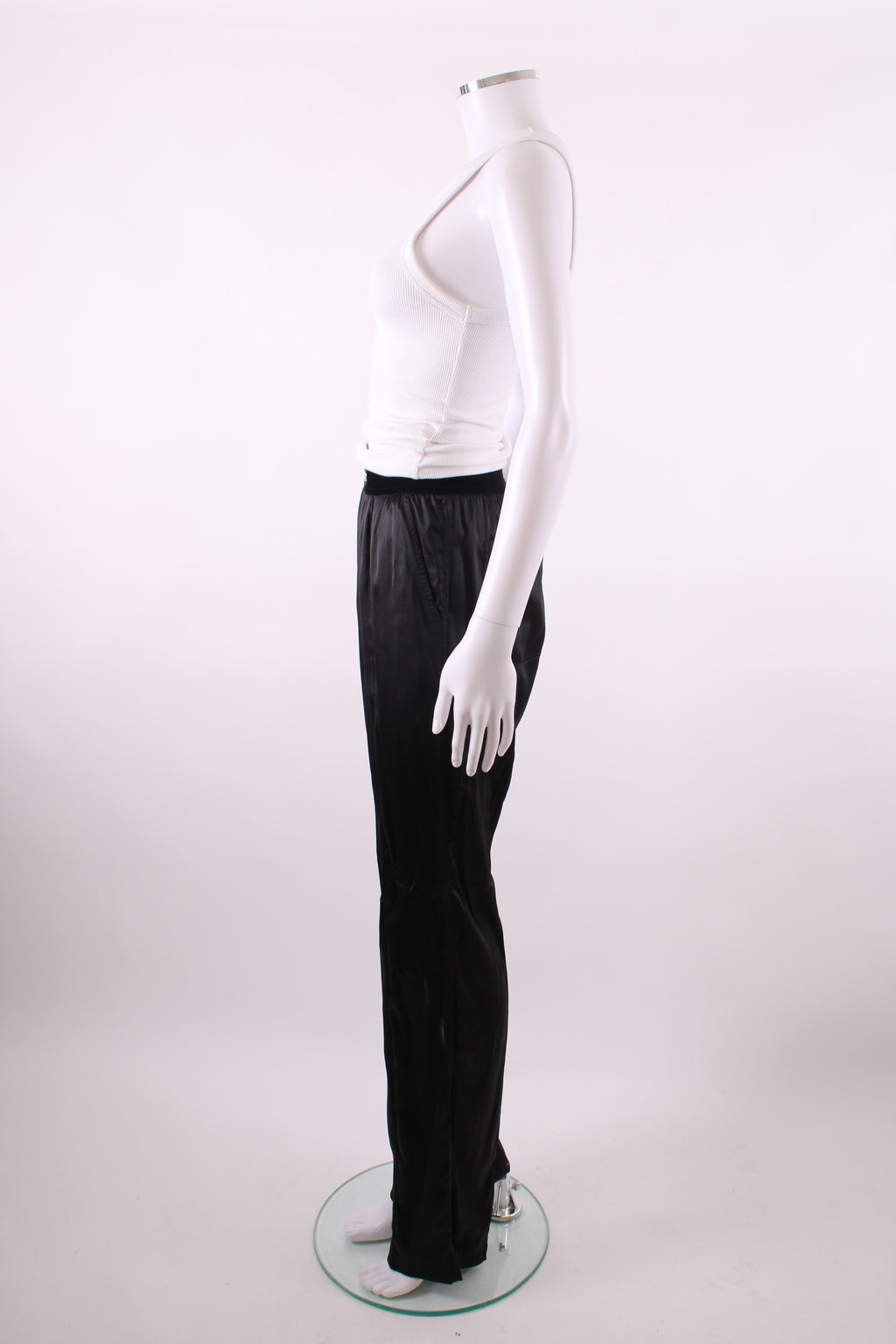 Tom Ford Logo Satin Trousers Black XS