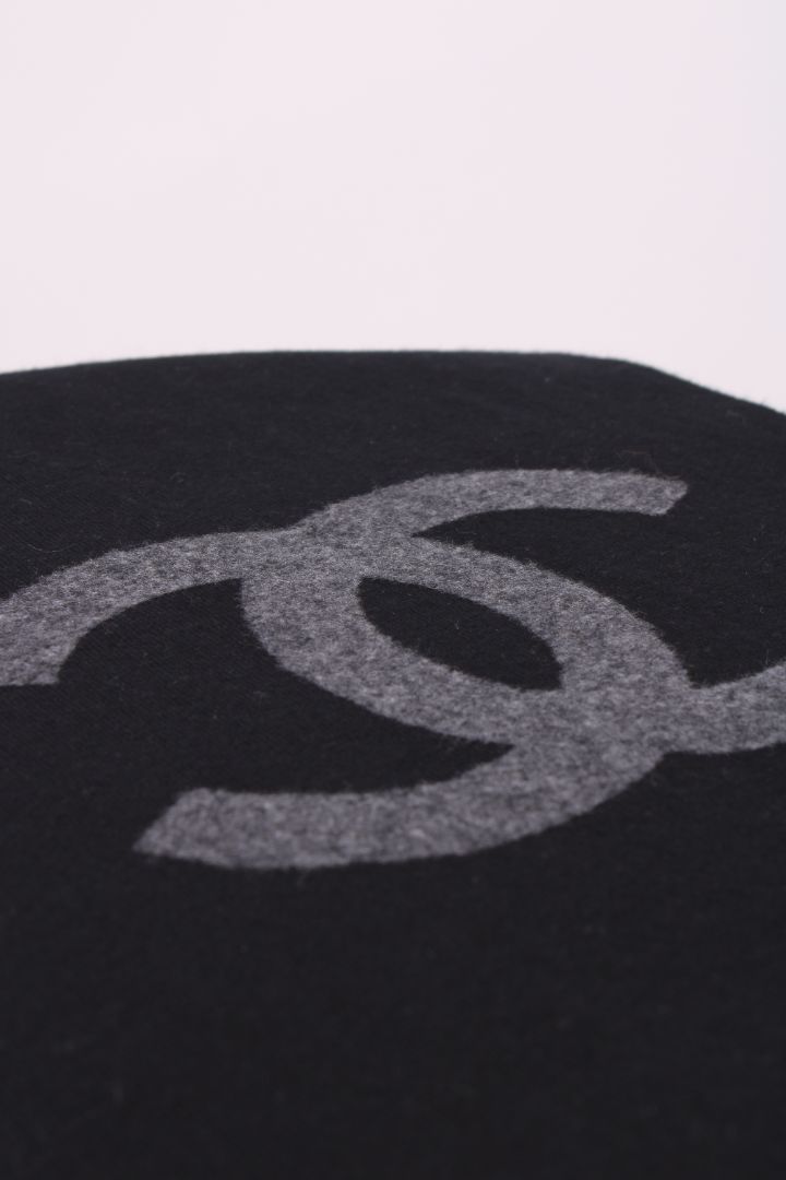 Chanel CC Scarf Black/ Grey