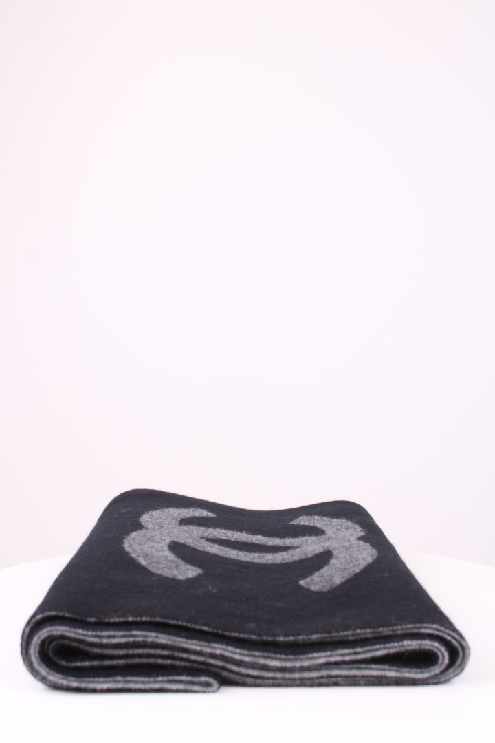 Chanel CC Scarf Black/ Grey