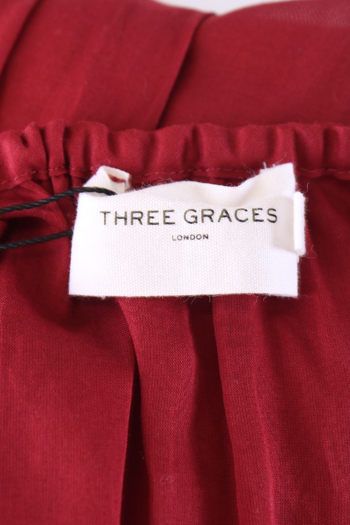 Three Graces London S/S Dress Red 6