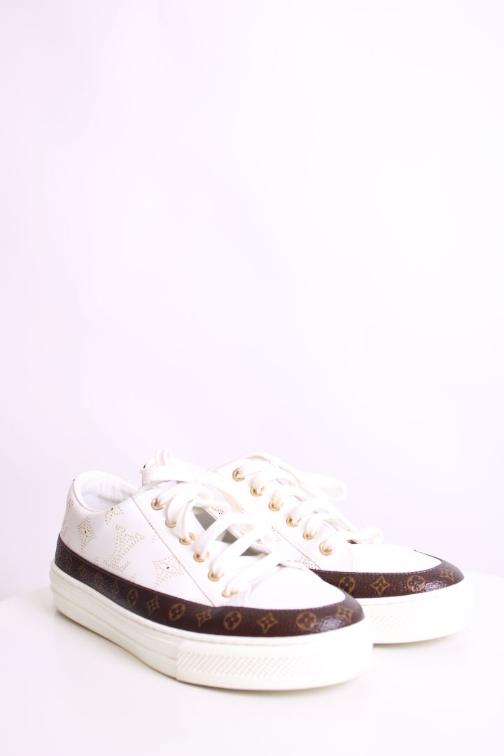 Louis Vuitton Monogram Stellar Trainers White/ Brown 37