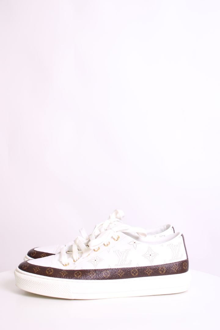 Louis Vuitton Monogram Stellar Trainers White/ Brown 37