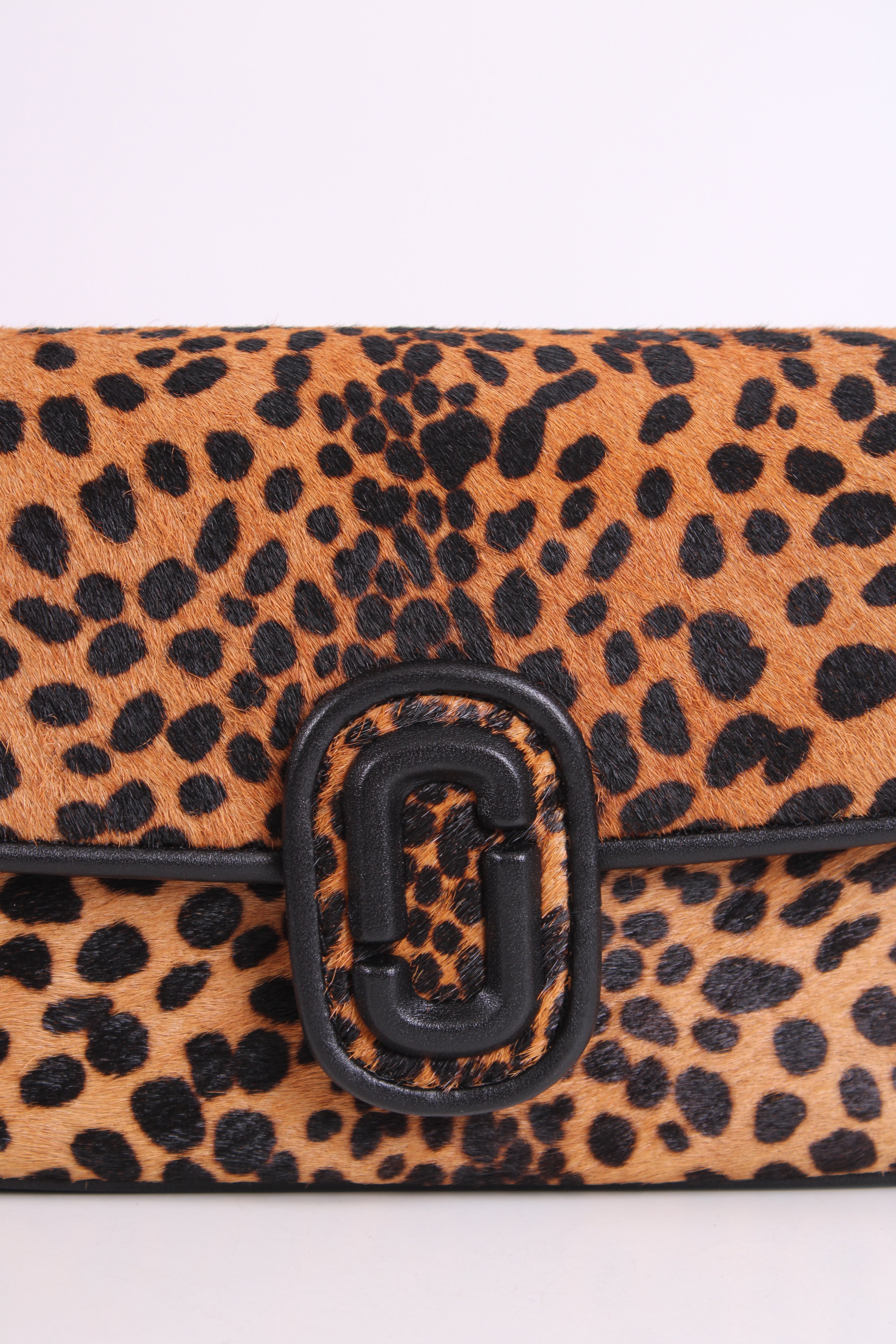 Marc Jacobs Clover Shoulder Crossbody Bag Leopard Print