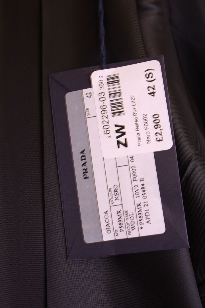 Prada Blazer Black 42