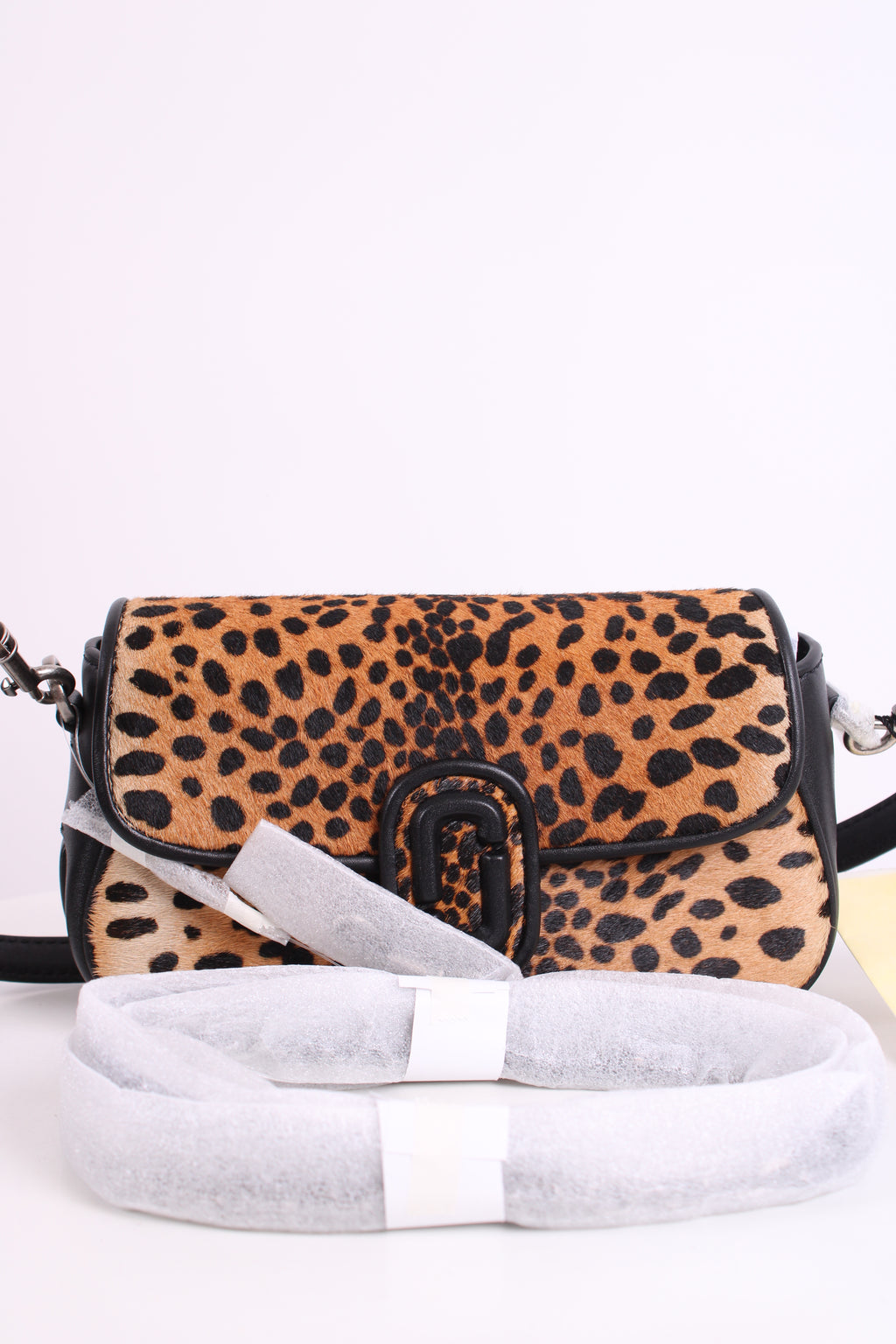 Marc Jacobs Clover Shoulder Crossbody Bag Leopard Print