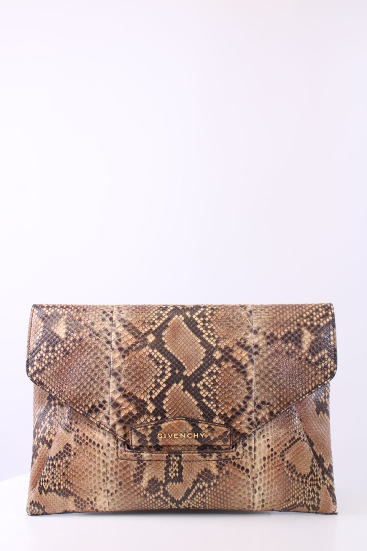 Givenchy Antigona Clutch Python