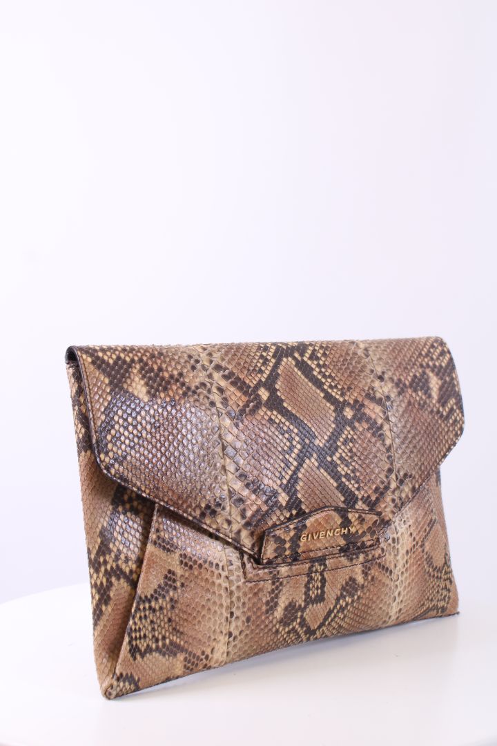 Givenchy Antigona Clutch Python