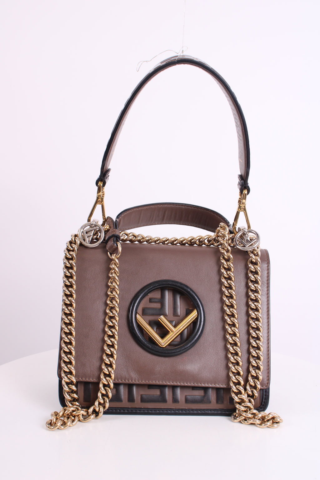 Fendi Canne Handbag Brown