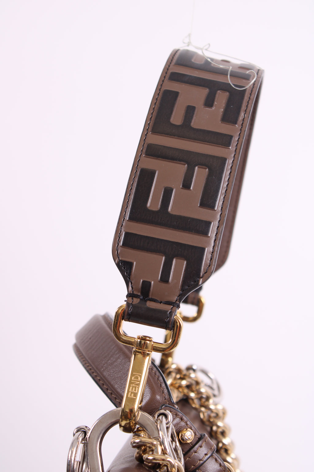 Fendi Canne Handbag Brown