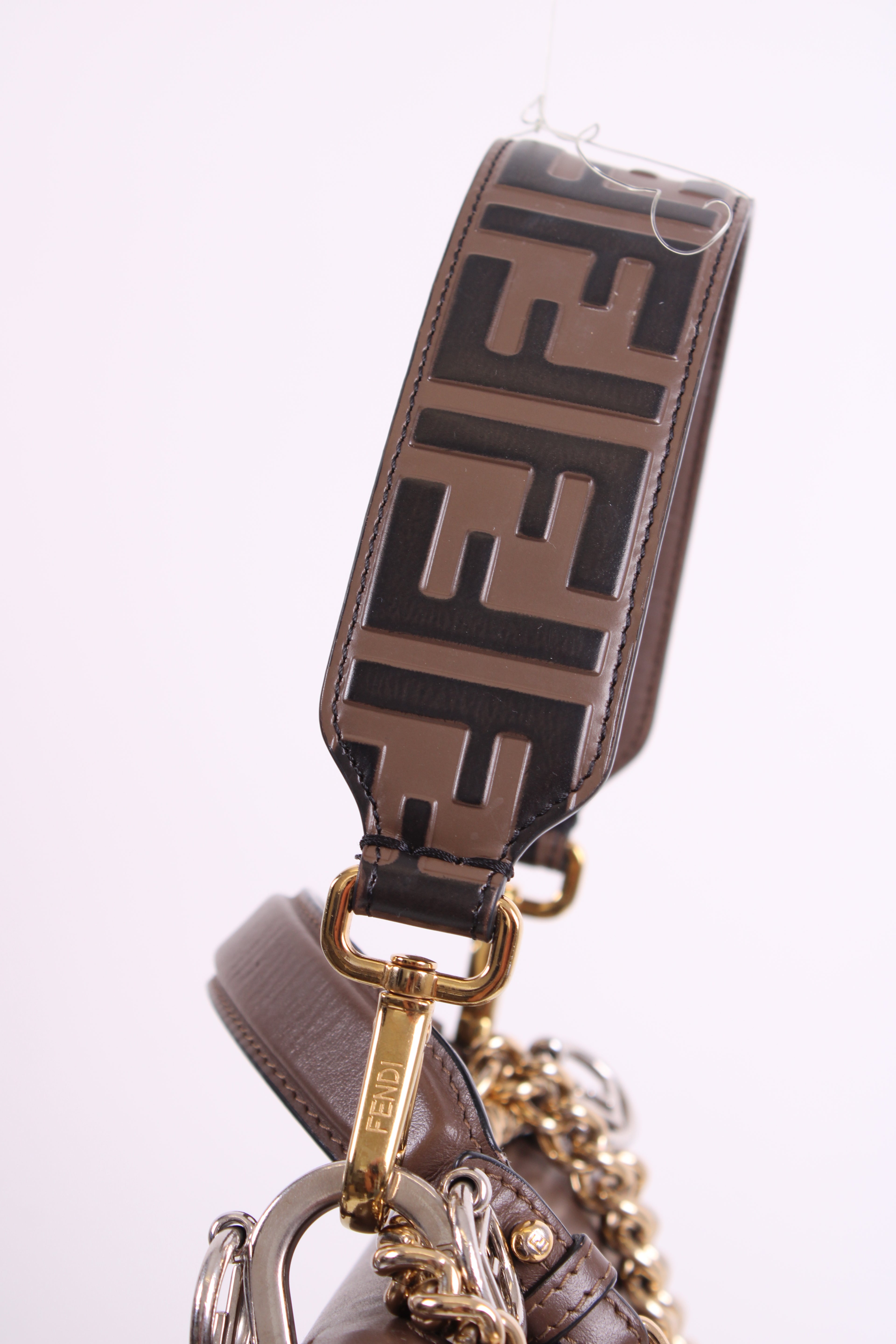 Fendi Canne Handbag Brown
