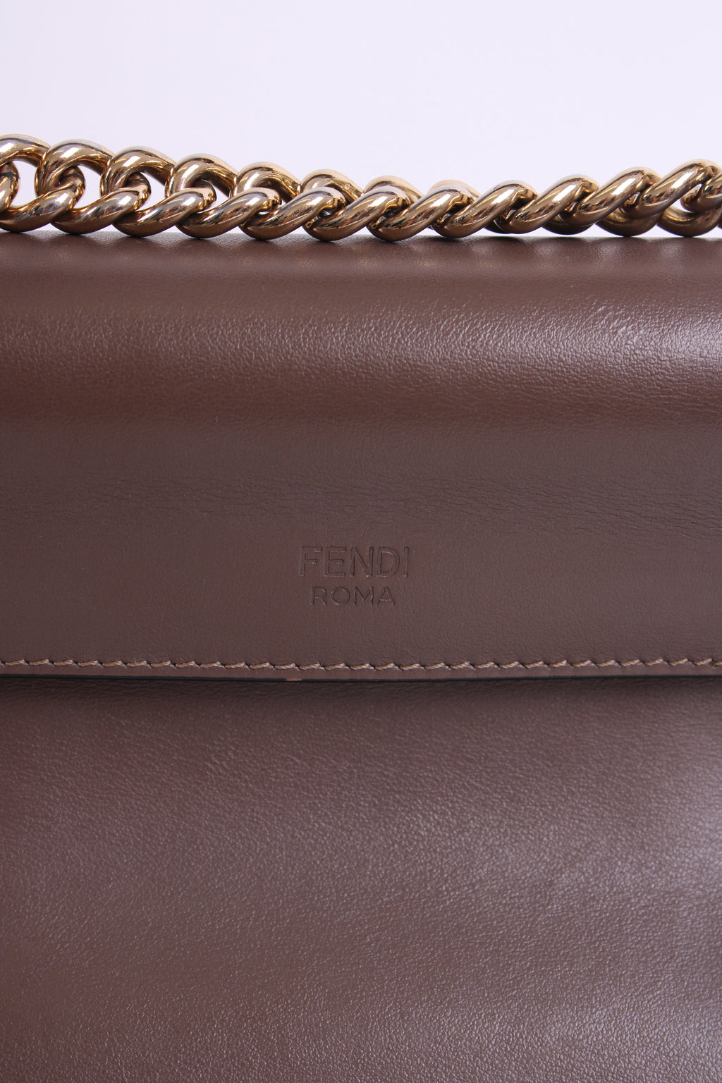 Fendi Canne Handbag Brown