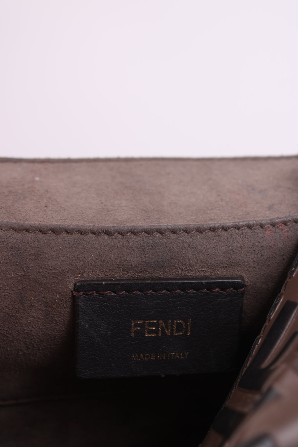 Fendi Canne Handbag Brown