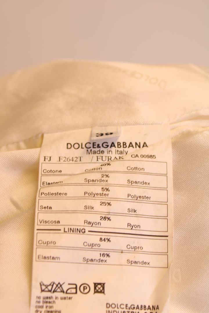 Dolce & Gabbana Jacket Cream/ Champagne S