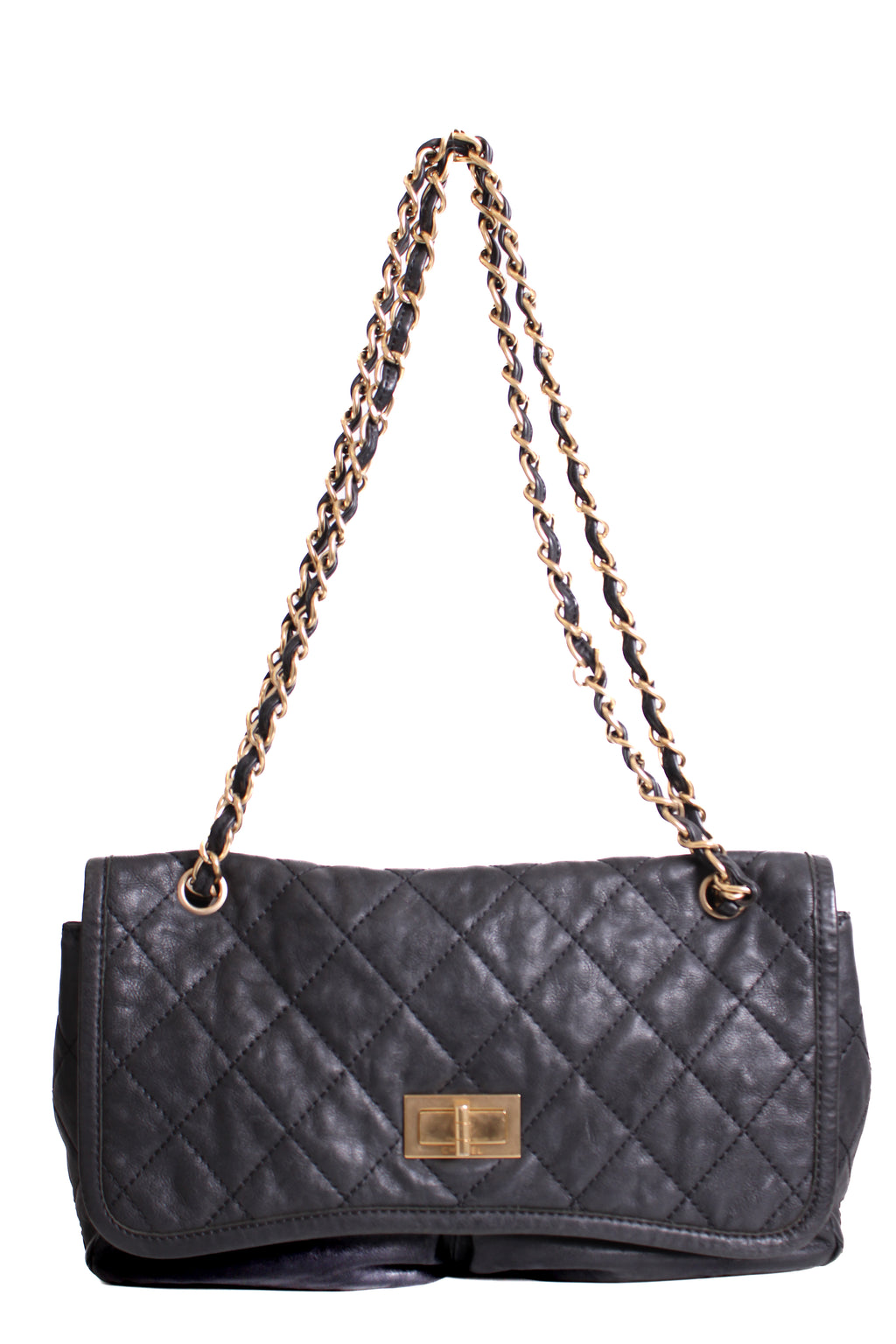 Chanel Chanel Medium 2.55 Reissue Handbag Black 2.55