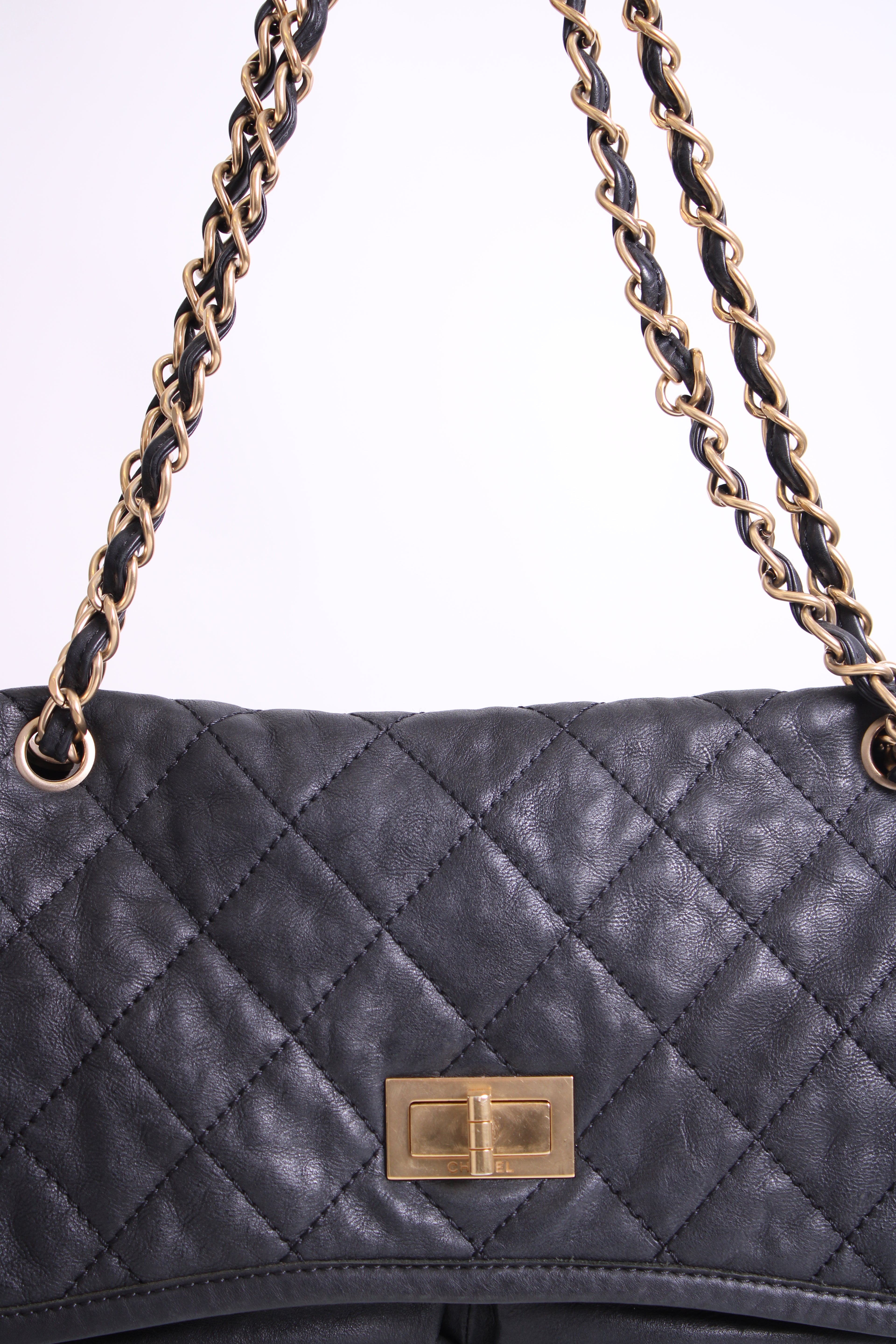Chanel Chanel Medium 2.55 Reissue Handbag Black 2.55