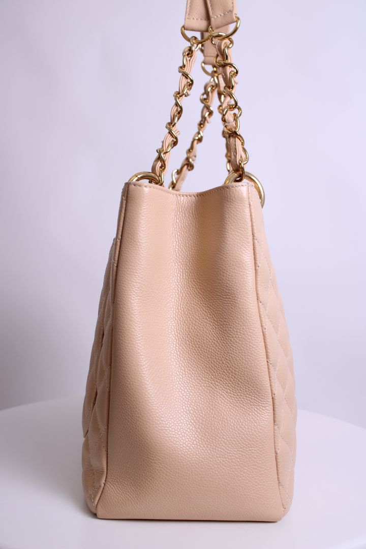 Chanel Handbag Beige Grand Shopper Tote