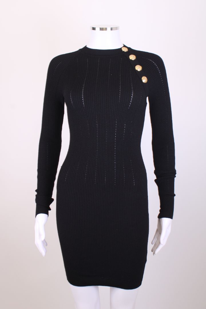 Balmain Dress Black 8