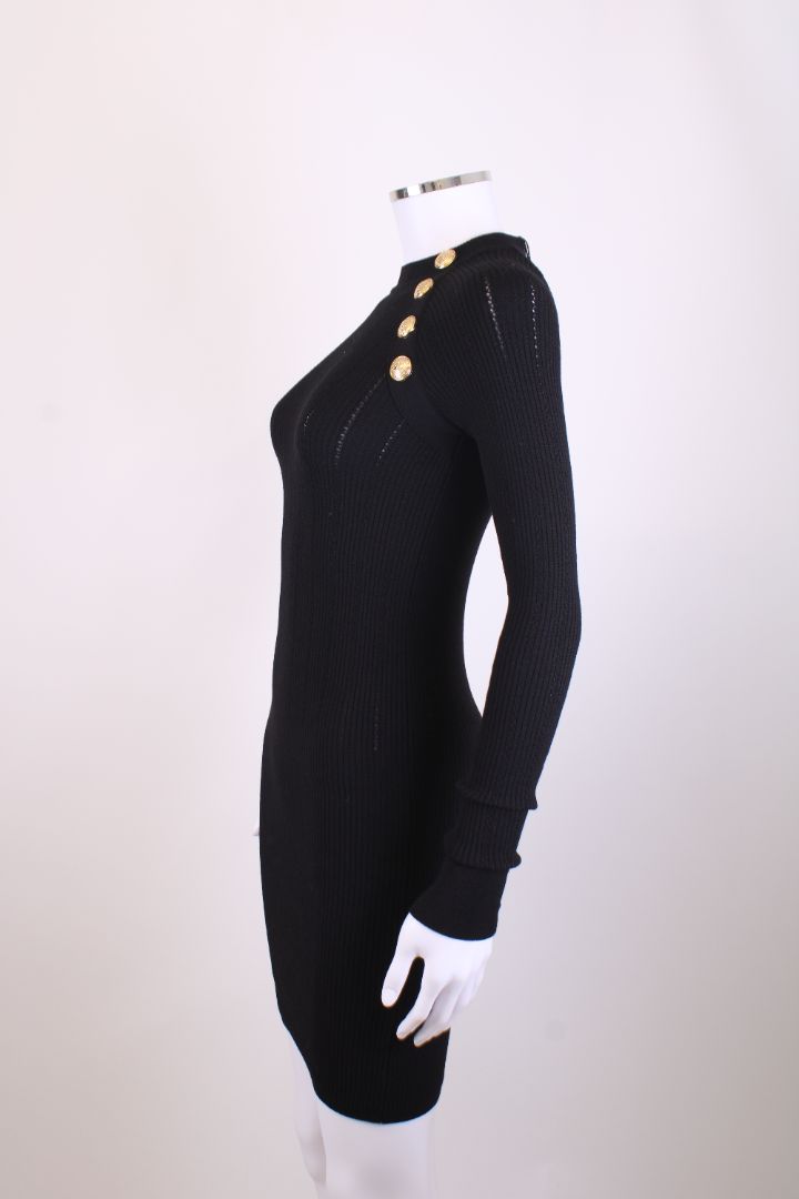 Balmain Dress Black 8