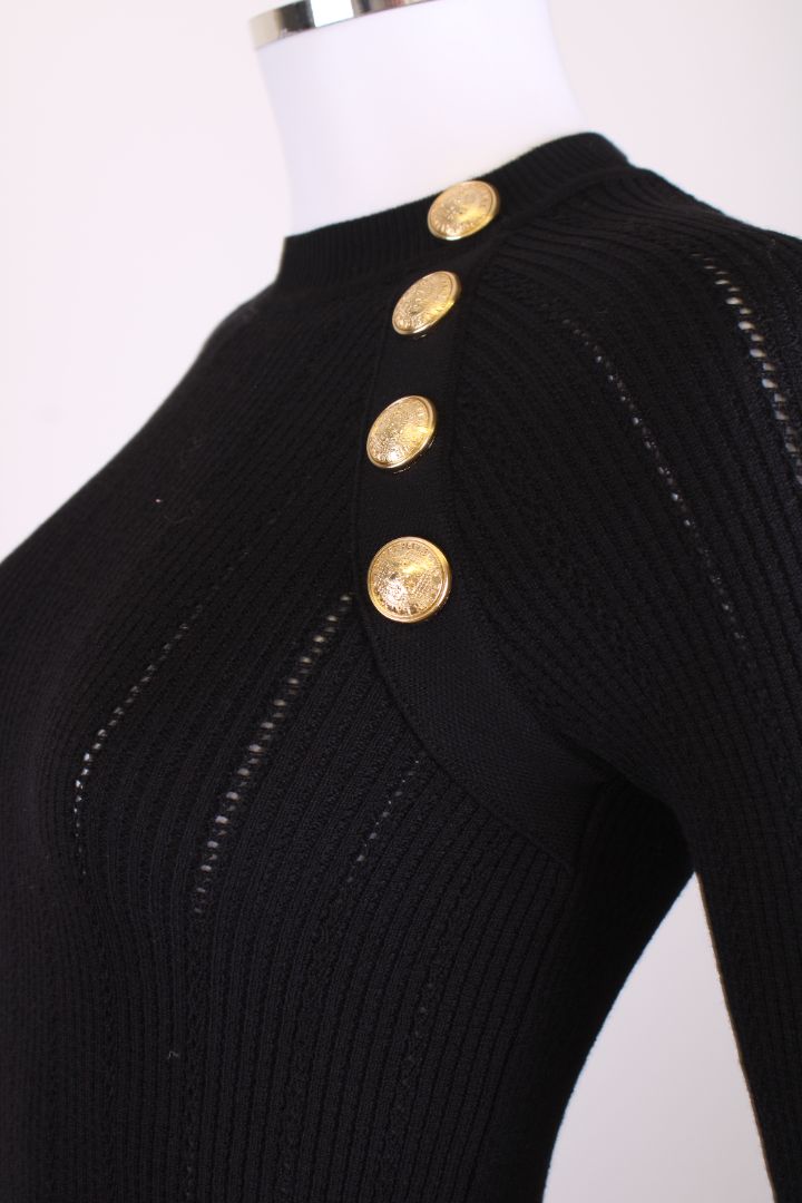 Balmain Dress Black 8