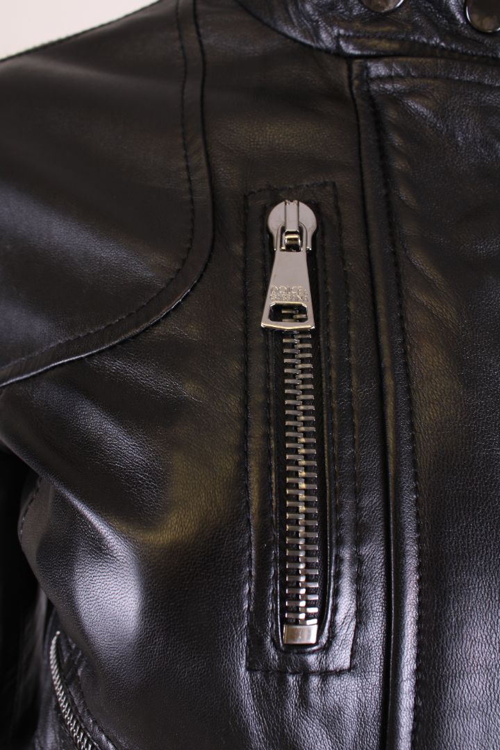 Dolce & Gabbana Leather Jacket Black M
