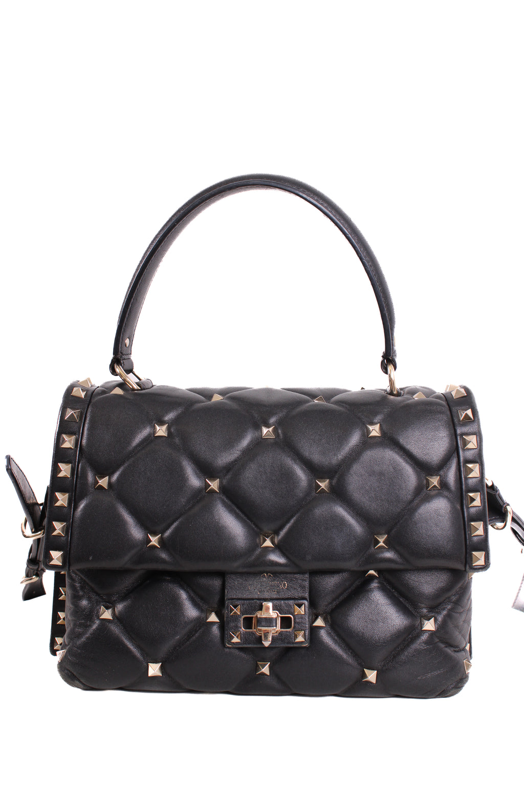 Valentino Candystud Handbag Black