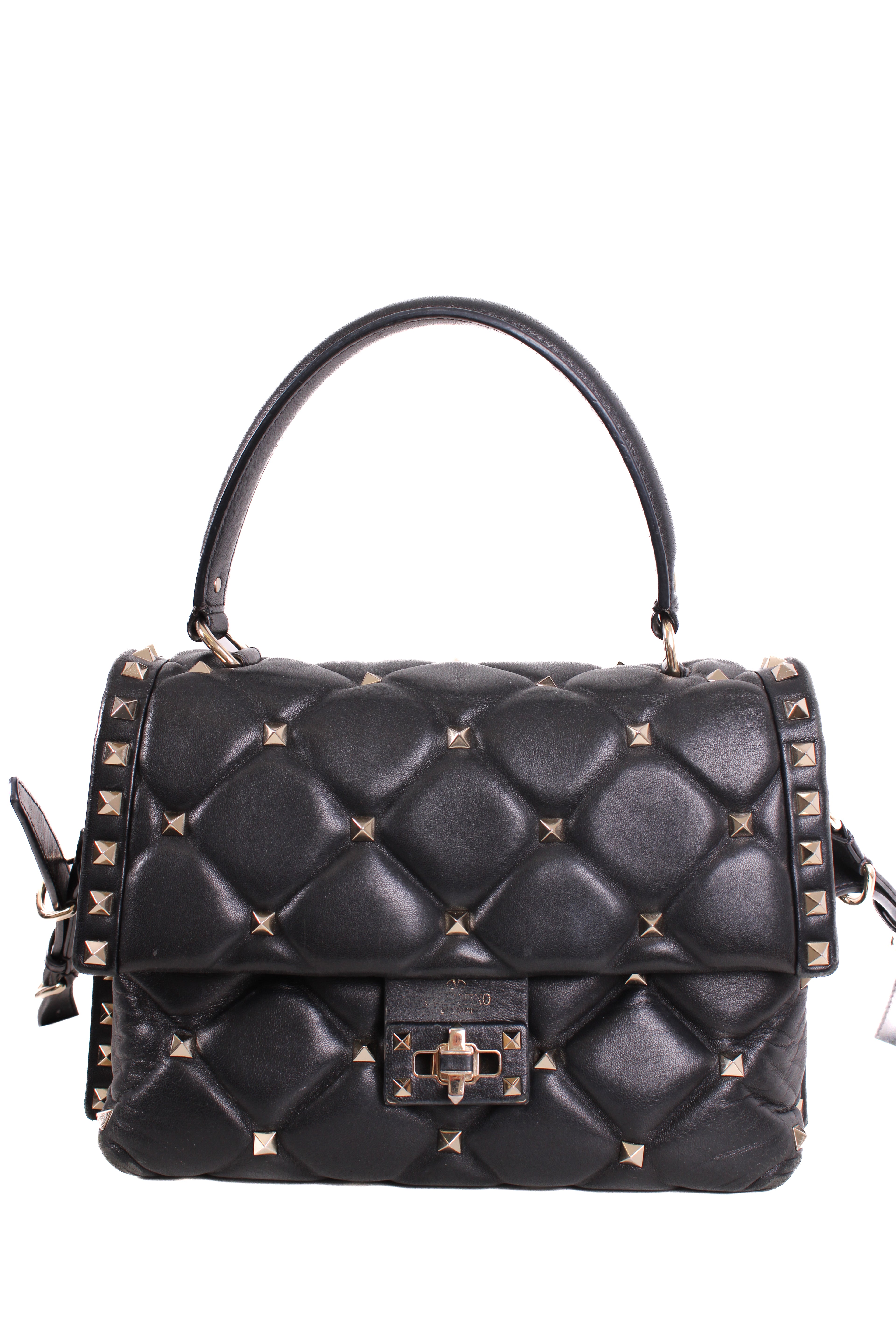 Valentino Candystud Handbag Black