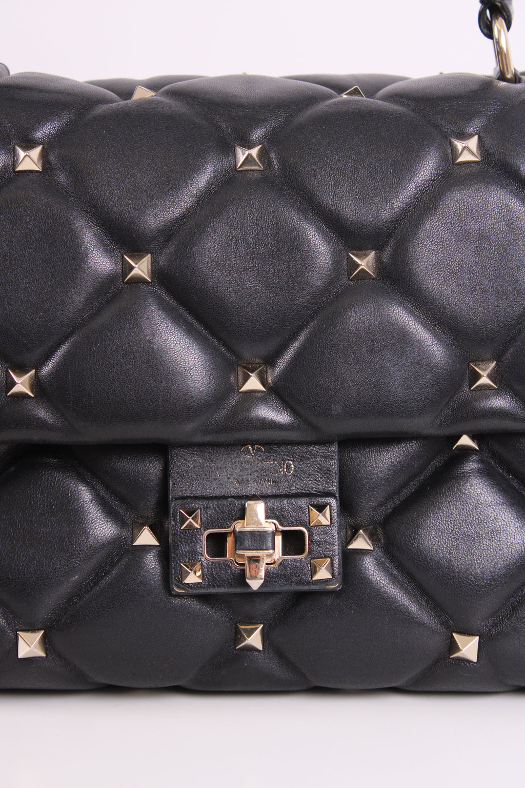 Valentino Candystud Handbag Black