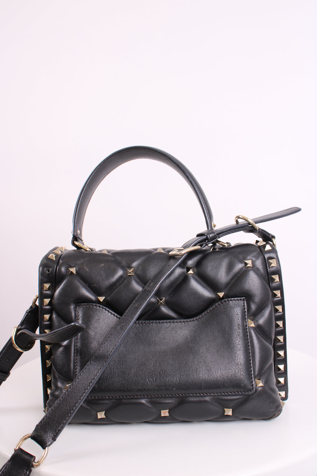 Valentino Candystud Handbag Black