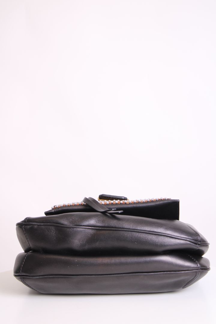 Chloe Amelia Crystal Embellished Bag Black