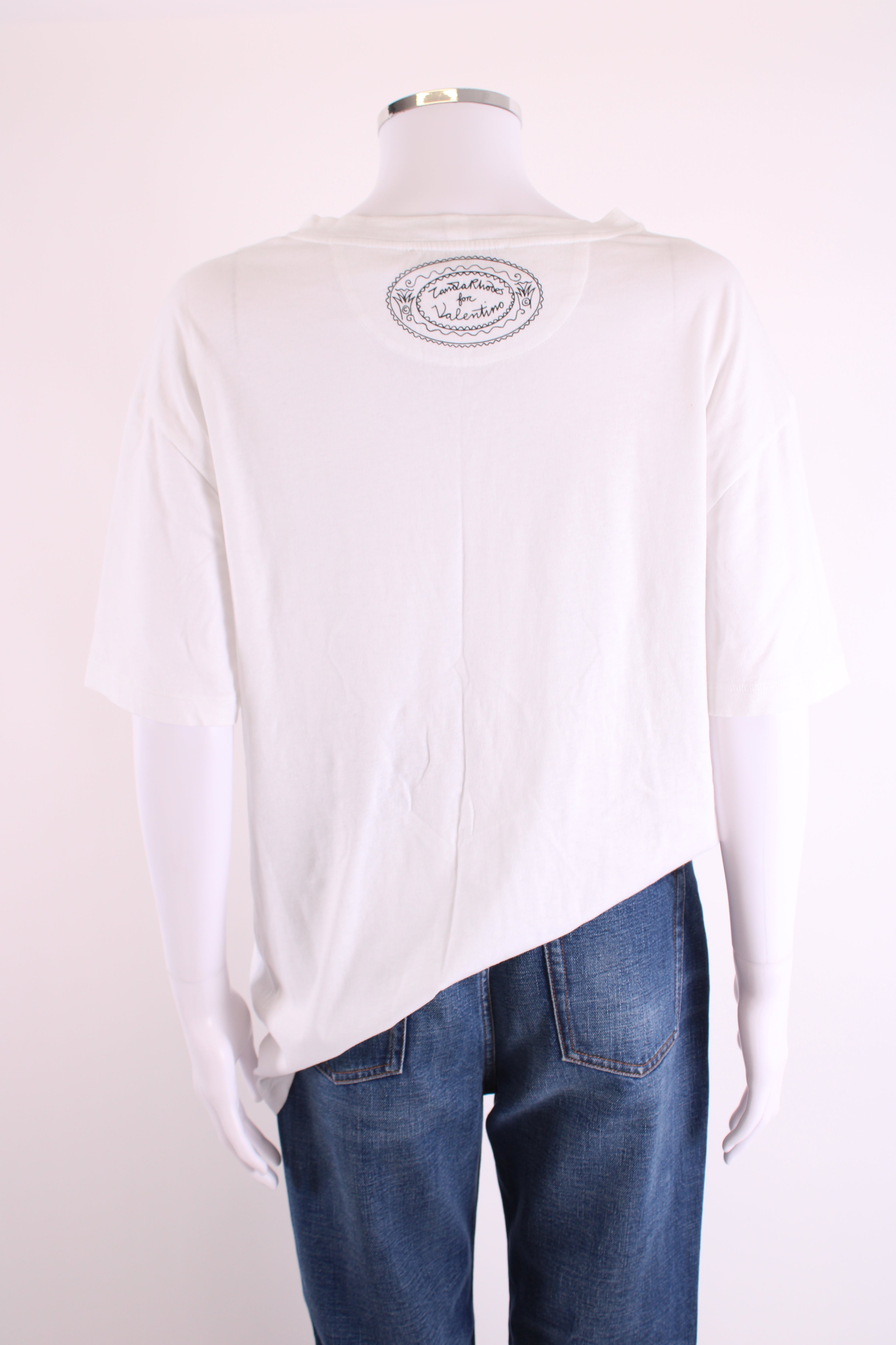 Valentino VALENTINO LIPSTICK T-shirt White and Red M