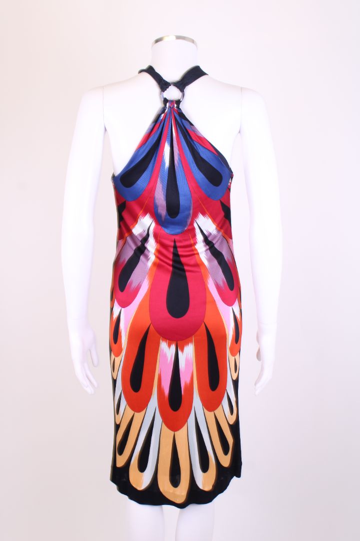 Missoni S/S Halter Neck Dress Multi Coloured M