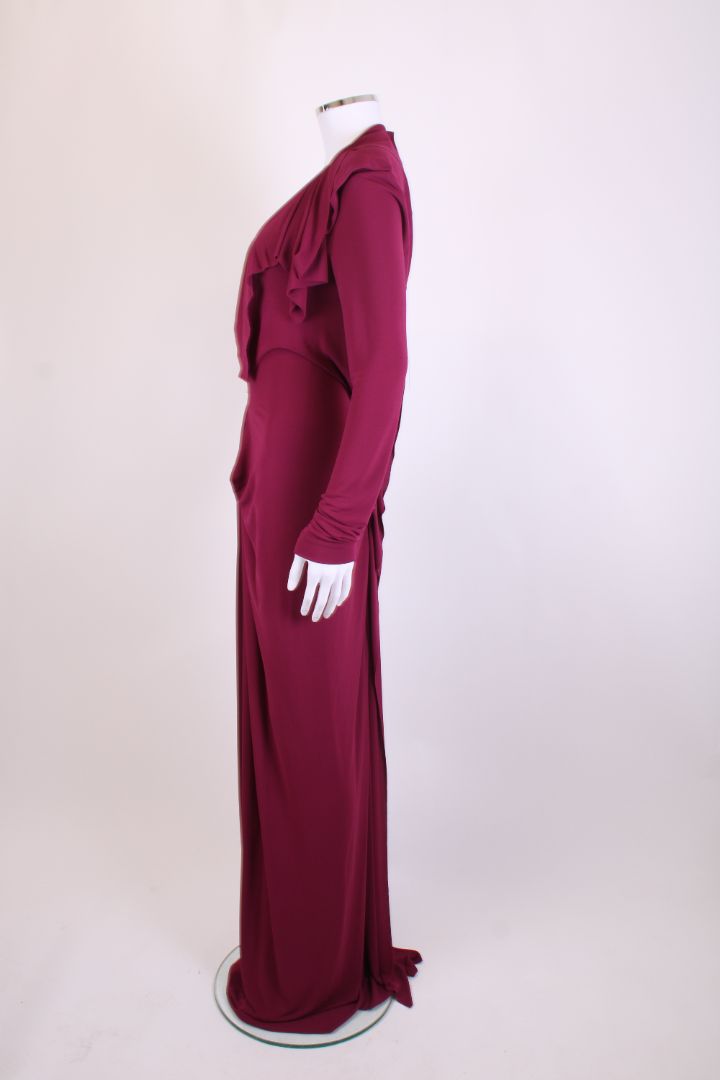 Roland Mouret Evening Dress Burgundy 10